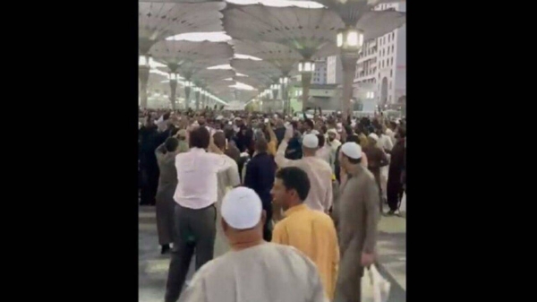 Saudi Police, Federal Information Ministeer Marriyum Aurangzeb, Ministter for Narcotics Control Shahzain Bugti, Masjid-e-Nabawi, PTI