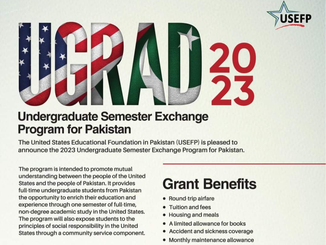 UGRAD Pakistan, Manoos Jasia, International Research ^ Exchanges Board, IREX, Bureau of Educational and Cultural Affairs, ECA, United States Educational Foundation in Pakistan, USEFP
