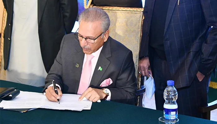 Criminal Laws Amendment Bill 2022, Reko Diq, President Dr Arif Alvi