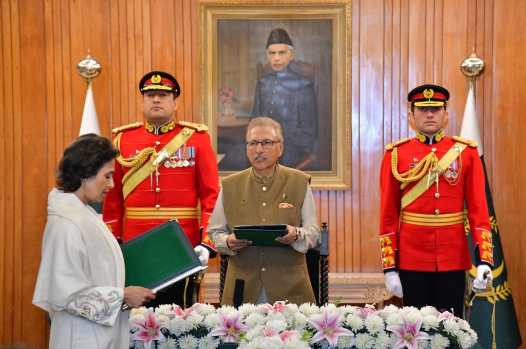 President Dr Arif Alvi, Workplace Harassment, Fauzia Viqar, Federal Ombudsperson for Protection against Harassment at Workplace, FOSPAH