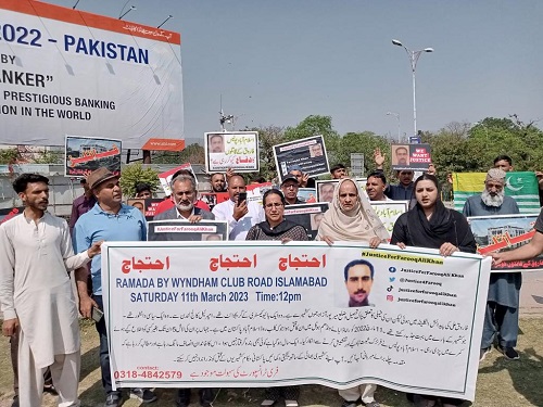 Deputy Superintended Police Ahmed Kamal, Dr Rehiana Ali, UK, AJK, Farooq Ali, Ramada hotel Islamabad, National Press Club Islamabad, Islamabad High Court, Justice Arbab Muhammad Tahir, Justice