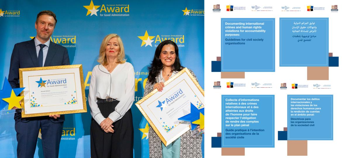 Guidelines for Civil Society Organisations, Office of the Prosecutor, International Criminal Court, Eurojust, Genocide Network Secretariat, EU, European Ombudsman