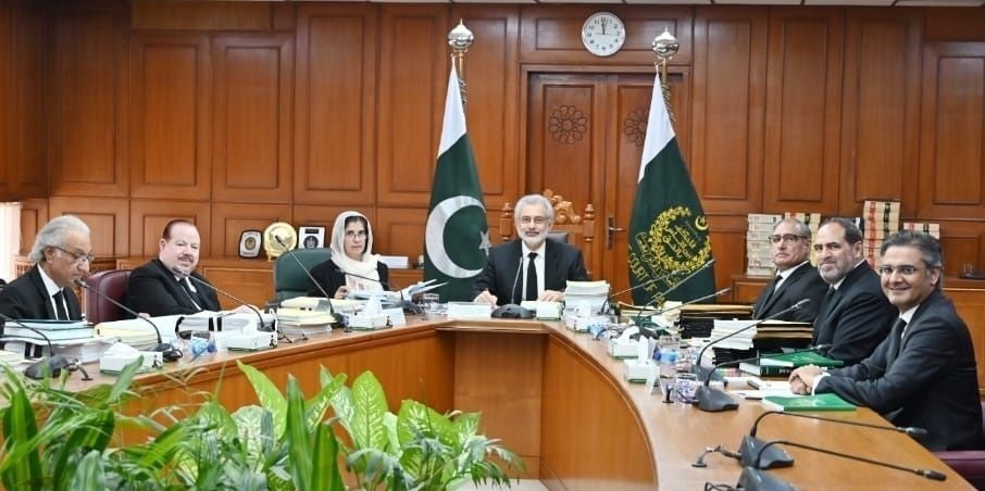Supreme Judicial Council, SJC, Justice Sayyed Mazhar Ali Naqvi, Chief Justice of Pakistan Justice Qazi Faez Isa, Supreme Court of Pakistan, Justice Sardar Tariq Masood, Justice Ijazul Ahsan, Chief Justice BHC Justice Naeem Akhtar Afghan, Chief Justice LHC Justice Muhammad Ameer Bhatti, Editor, Amna Malik