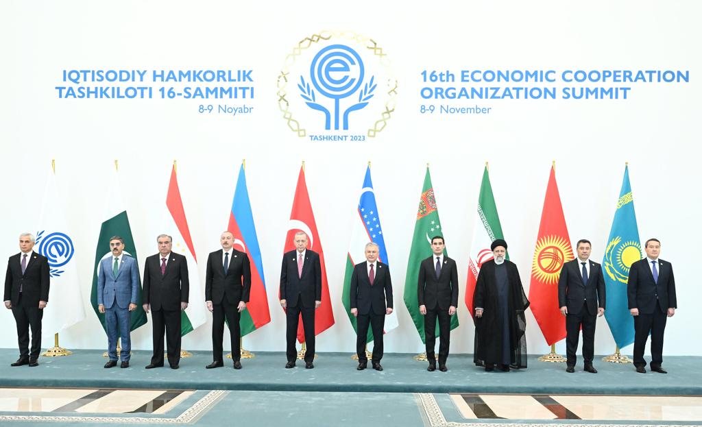 Under the Chairmanship of H.E. President Shavkat Mirziyoyev, the Republic of Uzbekistan hosted the 16th ECO Summit on November 9, 2023 in Tashkent.
