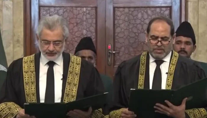 Chief Justice Qazi Faez Isa, Justice Mansoor Ali Shah, Justice Munib Akhtar, Justice Yahya Afridi, Justice Amin-ud-Din, Justice Jamal Khan Mandokhail, Justice Muhammad Ali Mazhar, Justice Ayesha A Malik, Justice Athar Minallah, Justice Hasan Azhar Rizvi, Justice Shahid Waheed, Justice Mussarat Hilali, Justice Irfan Khan, Alternate Dispute Resolution, ADR, Provincial Judicial Developmnet Fund, PJDF, National Judicial Automation, Editor,Lahore High Court, LHC, Balochistan High Court, BHC