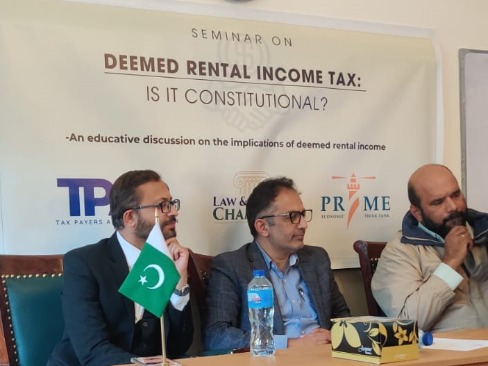 TPAP, Taxpayer Alliance Pakistan, Law and Policy Chamber, Income Tax Ordinance 2001,Supreme Court of Pakistan, SC, Advocate Supreme Court Umar Gilani, Economist, Deemed Rental Income Tax, Executive Director of Prime Institute, Ali Salman, Pakistan Institute of Development Economics, PIDE, Advocate Junaid Ahmed, Karachi, Editor