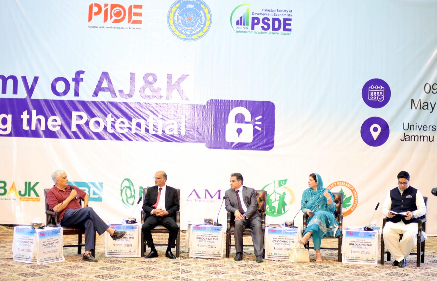 The Economy of Azad Jammu & Kashmir, PIDE, Muzaffarabad, AJK, University of AJK, Dr Samina Sabir, Chief Organizer, Muhammad Masood Khan, Economic, Tourist Destination,Editor,Prof. Dr. Muhammad Kaleem Abbasi, Vice-Chancellor of AJKU, China, AJKU, Dr Nadeemul Haque