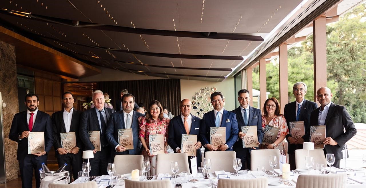 TMS, Editor, The Maritime Standard, Posidonia Maritime Conference, TMS UAE Yearbook 2024/25, UAE Embassy in Greece, UAE shipping, Maritime Community, H.E.Dr Ali Obaid Al Dhaheri, Trevor Pereira, Managing Direcctor of TMS