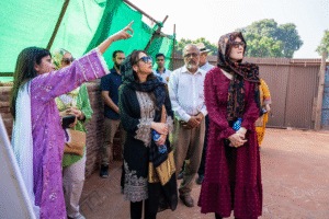 Editor, Khudayar Mohla, Lahore,U.S. Deputy Chief of Mission, Natalie Baker, Lahore, U.S.-Pakistan partnerships, bilateral trade, investment, cultural preservation, educational opportunities, youth in Punjab, U.S. businesses, gender equity, female athletes, National High-Performance Center, sports initiatives, Academy for Women Entrepreneurs, TechGirls exchange initiative, Women in Energy Scholars program, Pakistan-U.S. Alumni Network, cultural heritage, Lahore Fort, Badshahi Mosque, economic development, community bonds, rich history, diversity