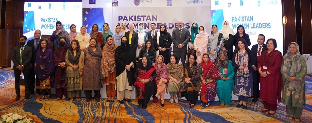 Ashi Asif, Editor, EU, European Union, UN Women, UNDP, Pakistan Women Leaders Project, women’s leadership, political participation, gender equality, women’s empowerment, Dr. Shahida Rehmani, National Women’s Parliamentary Caucus, Dr. Riina Kionka, European Union Ambassador, mentorship program, aspiring women parliamentarians, local councillors, civil society, gender gap, women in politics, Mr. Jamshed M. Kazi, UN Women Pakistan, socio-cultural barriers, decision-making roles, Dr. Samuel Rizk, UNDP Pakistan, civic education, voter education, marginalized groups, 15 districts, violence prevention, Election Commission of Pakistan, Nighat Siddique, structural barriers, inclusive future, women’s political participation, policy reforms, capacity building, legislative reforms, stakeholder collaboration, EU-funded project, Pakistan political environment