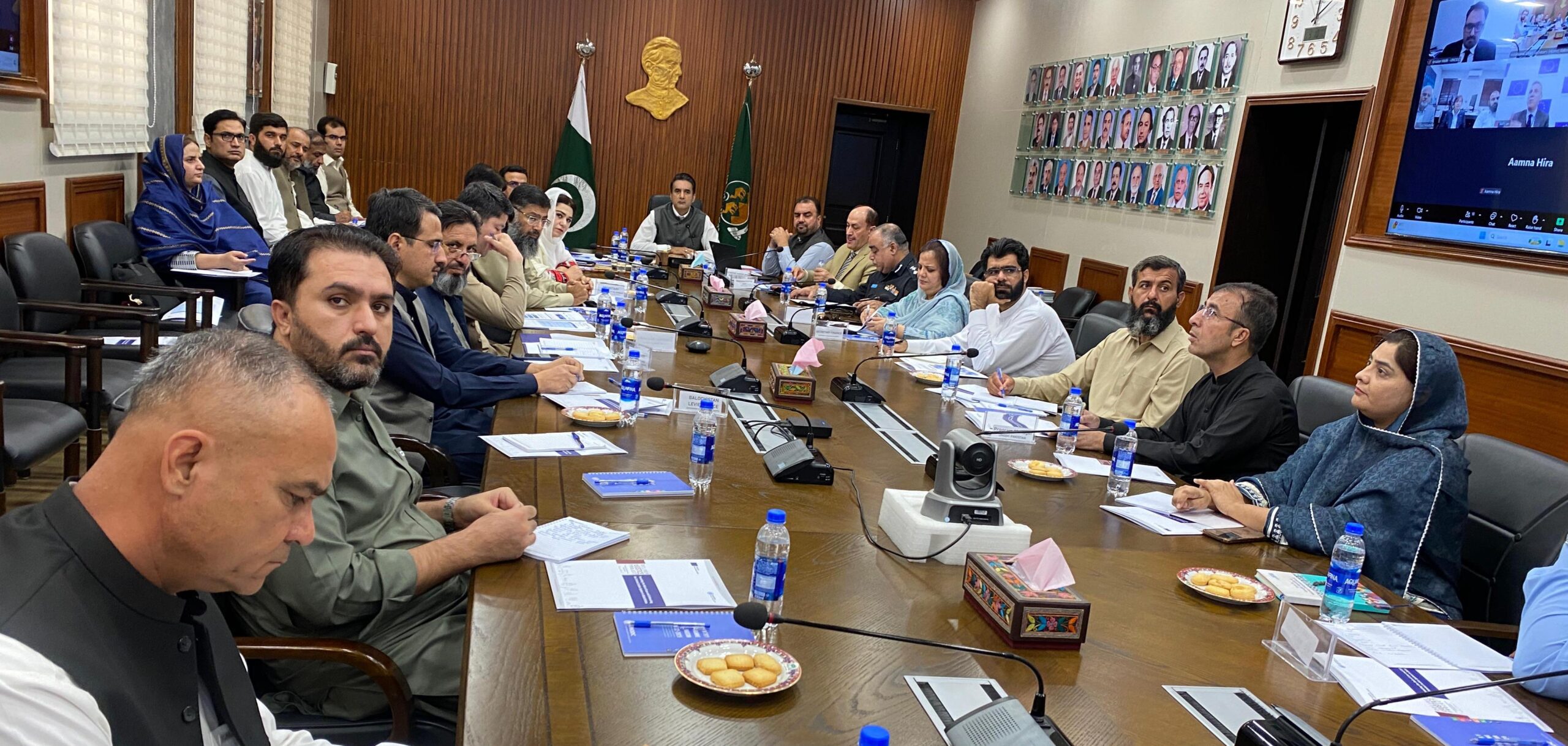 Balochistan, Rule of Law, European Union, UNODC, Pakistan, justice reforms, Quetta, PSC meeting, Deliver Justice Project, Muhammad Hamza Shafqaat, Jeroen Willems, Troels Vester, Smart Police Stations, Criminal Justice Acts, GSP+ Scheme