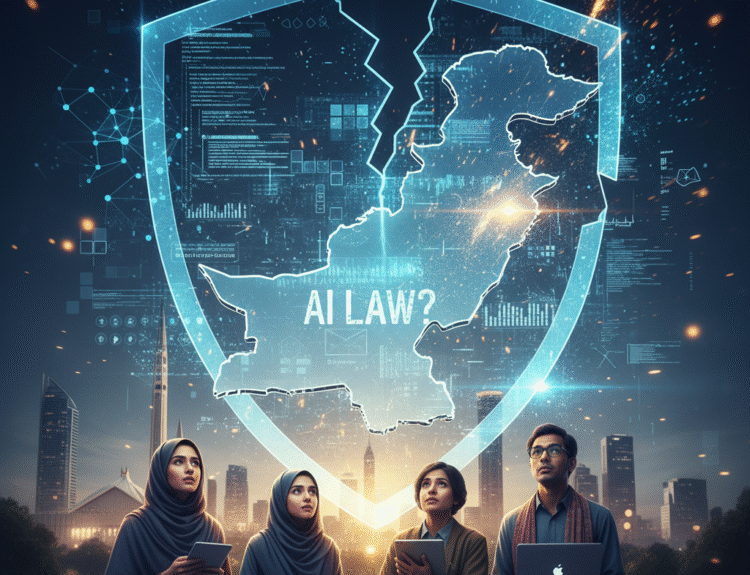 Artificial intelligence (AI) regulation, Pakistan digital age, AI-generated media, deepfakes, algorithmic transparency, Prevention of Electronic Crimes Act (PECA) 2016, Pakistan Electronic Media Regulatory Authority (PEMRA), Pakistan Telecommunication Authority (PTA), UNESCO AI principles, European Union AI Act, mandatory disclosure, independent algorithm audits, dedicated AI media regulator, media literacy, National AI Policy 2025
