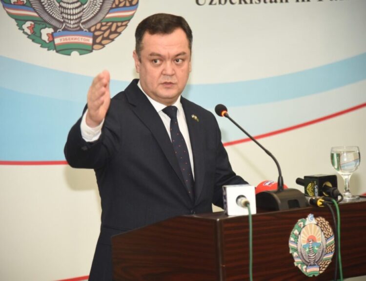 Uzbekistan Embassy, ICCI meeting, Alisher Tukhtaev, Uzbekistan Airways, Tashkent Islamabad flights, trade ties, connectivity, bilateral trade, Islamabad Chamber of Commerce, Sardar Tahir Mehmood, Central Asia Pakistan relations, business delegation, economic cooperation, B2B collaboration, regional connectivity