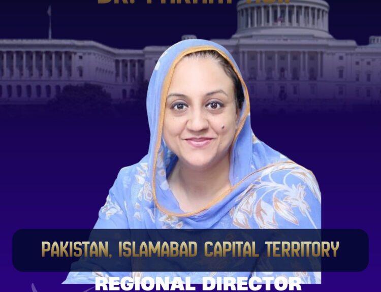 Dr Farhat Asif, USIDHR, Honorary Regional Director, Islamabad Capital Territory, peace advocate, Institute of Peace and Diplomatic Studies, Pakistani scholar, diplomacy education, human rights, Global Women Insight, International Women’s Forum Fellow, N-Peace Award, public diplomacy, women leadership, Washington think tank