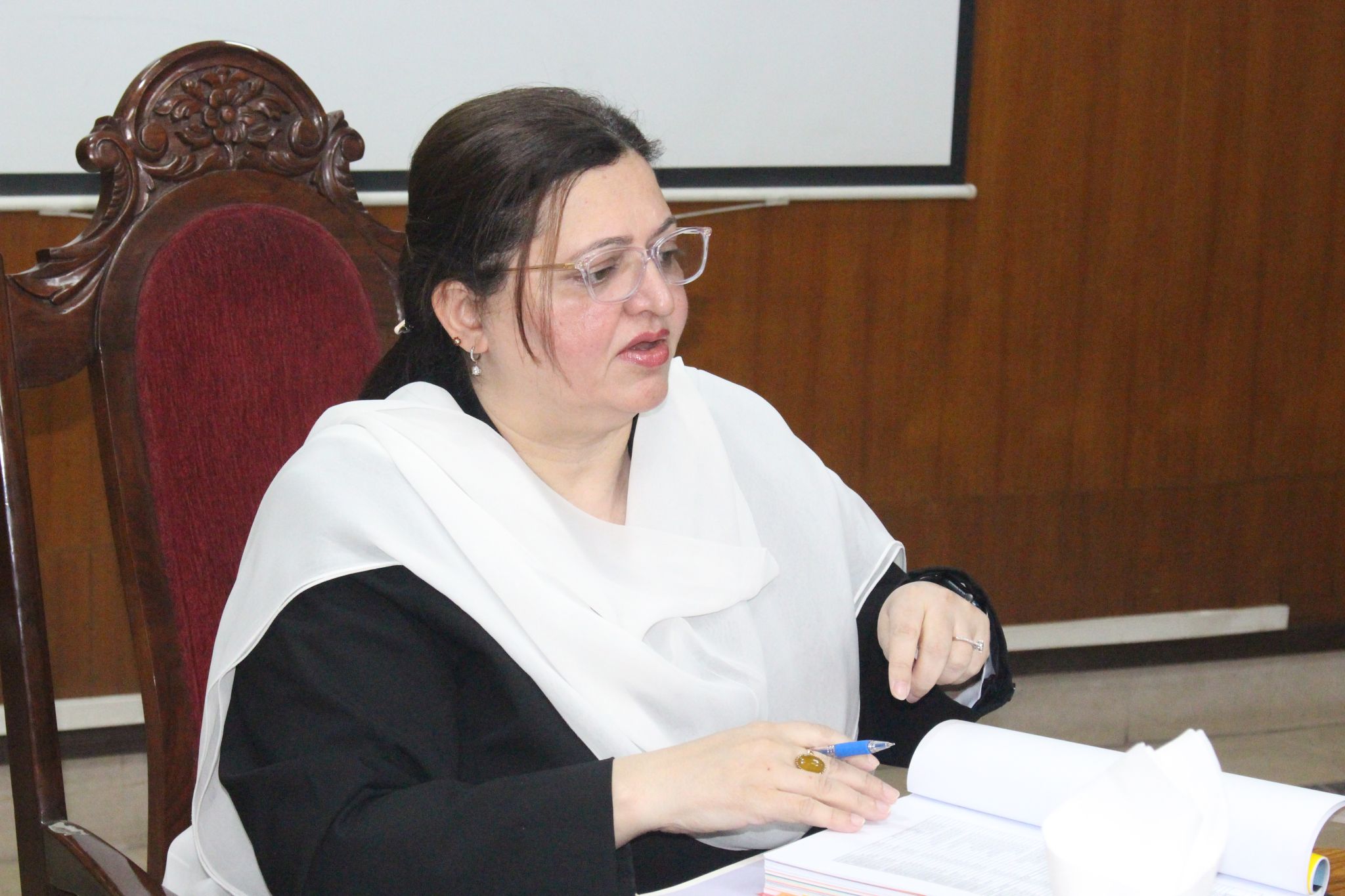 Punjab Judicial Academy, Justice Aalia Neelum, Lahore High Court, PJA Board Meeting, first female Chairperson PJA, judicial training Punjab, judicial reforms Pakistan, Punjab Judicial Academy Act 2007, Section 4 PJA Act, judicial officers training, court personnel training, court management training, case management Punjab, delay reduction techniques, alternate dispute resolution training, judgment writing training, judicial administration Punjab, legal education Pakistan, Sardar Ahmed Naeem, Justice Sajid Mehmood Sethi, Justice Jawad Hassan, Amjad Iqbal Ranjha, Lahore news, judicial capacity building, Federal Judicial Academy collaboration, legal research Punjab, judicial ethics training, law and development Punjab, legislative drafting training, PJA conferences seminars workshops.