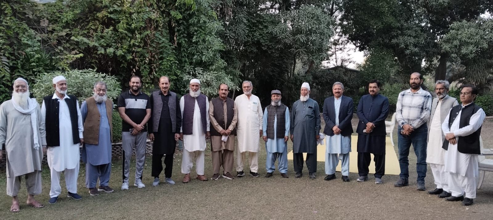 Sahiwal, Iris Eco Resort, November 15 2025, friends gathering, well-wishers, celebration, 61st birthday, Professor Qari Mushtaq-ur-Rahman, High Tea, Professor Chaudhry Abdul Haq, camaraderie, friendship, cake-cutting, joyful interactions, scenic strolls, relaxed atmosphere, Chaudhry Muhammad Farooq, Dr. Muhammad Abbas, Professor Muhammad Sarwar, dinner gathering, meaningful conversations, laughter, shared memories, social event, hospitality, togetherness, festive occasion, memorable day, group celebration