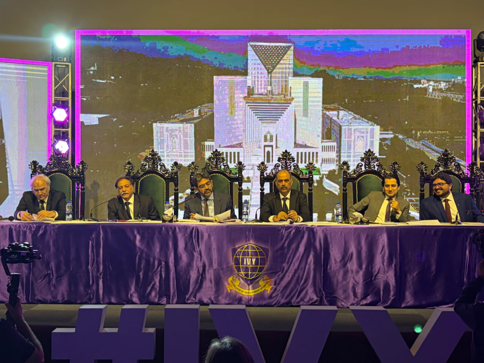 IVY College of Management Sciences, ICMS, 1st National Moot Court Competition, Lahore, legal teams, advocacy skills, legal reasoning, courtroom argument, distinguished judges, final round, Justice Anwaar-ul-Haq Pannu, Justice Abdul Aziz, Haroon Ur Rashed SCBAP, Usama Malik DLE PBC, Shamim Malik ASC, law students, legal education, Dr. Zeeshan Ashraf, IVY School of Law, Neha Mudassir CEO.