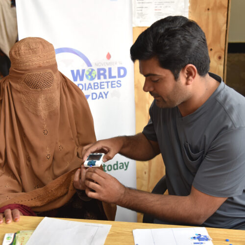 World Diabetes Day, Pakistan health crisis, WHO, Ministry of Health, diabetes prevalence, 34.5 million people, 1 in 3 adults, highest global burden, Eastern Mediterranean Region, screening drives, early detection, Syed Mustafa Kamal, Prime Minister's Diabetes Programme, Dr. Luo Dapeng, healthy lifestyle, regular medical checkups, Type 2 diabetes prevention, physical activity, reducing sugar intake, low- and middle-income countries