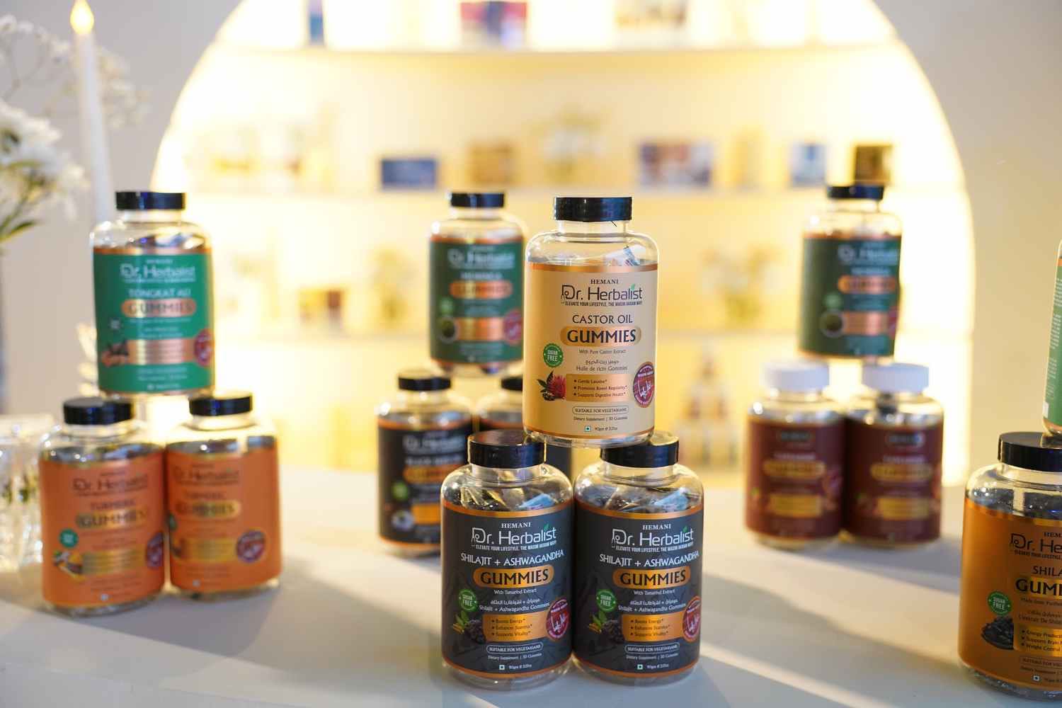 Dr. Herbalist, Hemani, wellness gummies launch, functional nutrition, Wasim Akram, brand ambassador, Zohair Hemani, CEO, Karachi event, celebrity gathering, sugar-free gummies, vitamin supplements, health and wellness products, Pakistan launch, Faysal Quraishi, Behroze Sabzwari, Iqrar-ul-Hassan, Moin Khan, herbal products, international distributors, immunity support, daily nutrition, product innovation