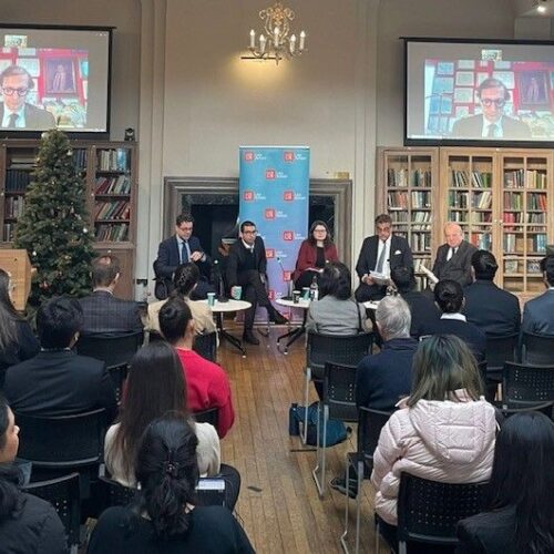 ustice Jawad Hassan, Lahore High Court, LHC, LSE, London School of Economics, London Arbitration Week, arbitration mechanism, global justice, commerce, international arbitration, judicial cooperation, enforcement of arbitral awards, Alternative Dispute Resolution, ADR, Pakistani judiciary, legal experts, Robin Knowles CBE, Can Eken, Crina Baltag, Paul McMahon, Saleem Raza Sheikh, investor confidence, ease of doing business, Pakistan, LSE Law School, academics, practitioners.