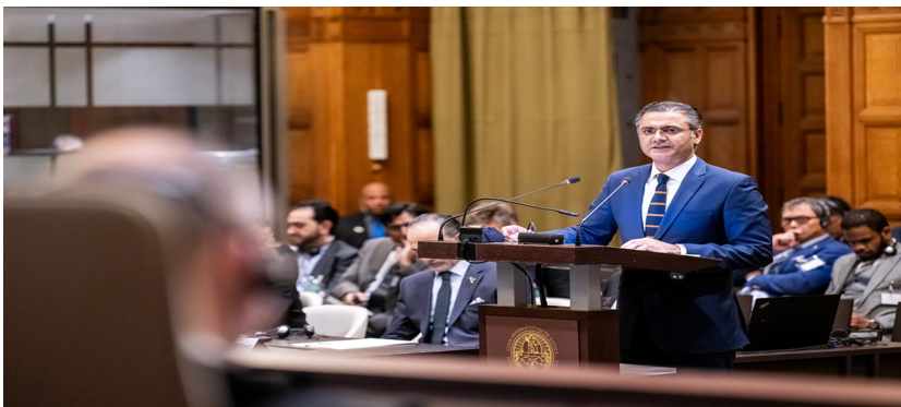 Government of Pakistan, Islamic Republic of Pakistan, International Court of Justice, ICJ advisory opinion, climate change obligations, obligations of states in respect of climate change, international law and climate change, Attorney General for Pakistan, Mansoor Usman Awan, Pakistan ICJ submissions, prevention of environmental harm, customary international law, transboundary environmental harm, greenhouse gas emissions, anthropogenic emissions, UNFCCC, Paris Agreement, lex specialis doctrine, international environmental law, climate treaties, human rights and climate change, ICCPR extraterritorial obligations, state responsibility for climate harm, climate change human rights impact, international solidarity, climate vulnerable countries, Pakistan climate change impact, global climate cooperation, climate mitigation and adaptation, international legal obligations, environmental protection law