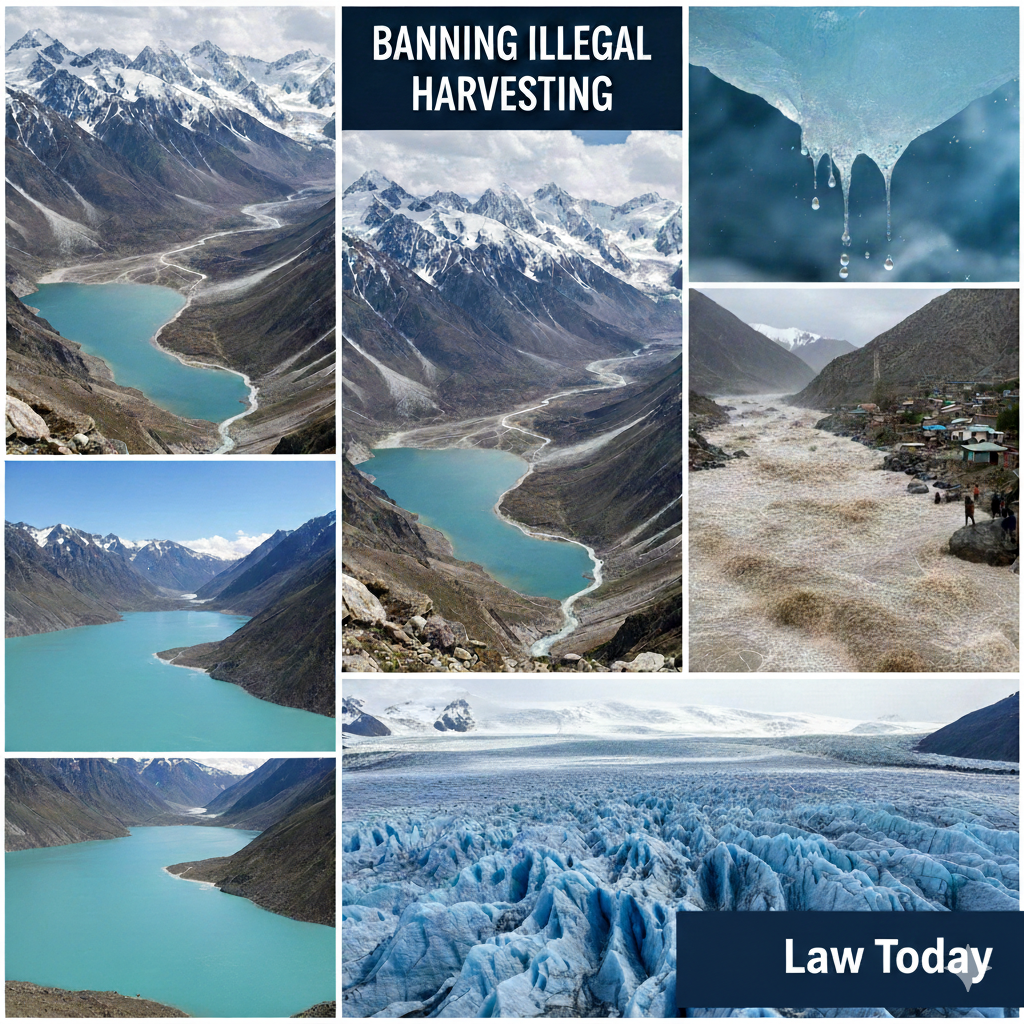 Khudayar Mohla, Peshawar High Court, PHC glacial ice case, illegal glacial ice harvesting Pakistan, glacier protection KP, snow transportation ban KP, environmental protection Pakistan, climate change Pakistan courts, Hazara glacier exploitation, Malakand glacier cutting, KP Environmental Protection Agency report, deputy commissioners KP directives, Upper Chitral glacier protection, Swat snow harvesting ban, Mansehra glacier preservation, Upper Dir environmental case, Upper Kurram glaciers, environmental litigation Pakistan, Tariq Afghan petition, PHC environmental orders, glacier conservation Pakistan, biodiversity protection KP, flood risk climate change Pakistan, commercial ice exploitation ban, snowbound districts KP, environmental laws enforcement Pakistan