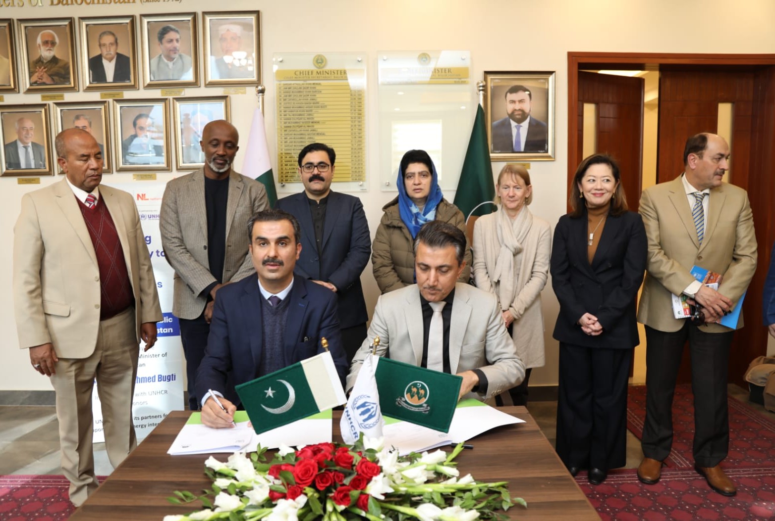 UNHCR Balochistan, solar energy project Pakistan, renewable energy Quetta, Afghan refugees Pakistan, UNHCR Pakistan news, solar-powered public facilities, Government of Balochistan energy, sustainable development Pakistan,Quetta, Balochistan, Bolan Medical Complex, refugee-hosting districts, Chief Minister’s Office Quetta, Pakistan climate-vulnerable regions,Global Affairs Canada, KOICA, LONGi Green Energy Technology, Government of the Netherlands, Germany Federal Ministry of Economic Cooperation and Development, UN Refugee Agency,Clean energy initiative, climate action Pakistan, solarization of healthcare, green education infrastructure, reducing carbon emissions, humanitarian aid Balochistan, sustainable public services,Sarfaraz Bugti, Philippa Candler, Mohamed Yahya, Tesfaye Bekele