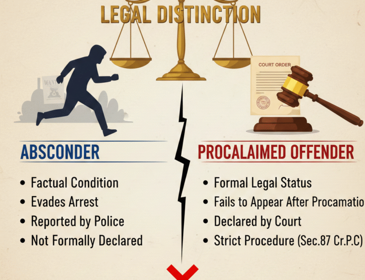 Lahore High Court judgment, LHC ruling Pakistan, Justice Ali Zia Bajwa, proclaimed offender vs absconder, absconder legal definition, proclaimed offender CrPC, Code of Criminal Procedure Pakistan, criminal law Pakistan, due process of law, fundamental rights Pakistan, arbitrary state action, judicial safeguards, declaration of proclaimed offender, criminal proclamation procedure, abscondence not proof of guilt, benefit of doubt principle, death sentence appeal Pakistan, acquittal by High Court, Asad Abbas case, wrongful conviction Pakistan, medical evidence vs eyewitnesses, prosecution failure, fair trial rights, Article 10A Constitution, liberty and due process, judicial control over police powers, criminal justice system Pakistan