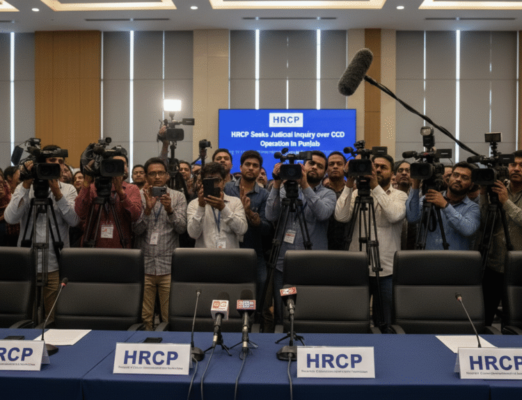 Human Rights Commission of Pakistan, HRCP, Punjab Crime Control Department, CCD Punjab, judicial inquiry, extrajudicial killings, staged police encounters, police encounters Pakistan, Punjab government, organised crime Punjab, rule of law Pakistan, constitutional protections, Asad Iqbal Butt, custodial deaths Pakistan, Torture and Custodial Death Act 2022, FIA investigation, National Commission for Human Rights, NCHR Pakistan, Code of Criminal Procedure Pakistan, Sections 174 and 176 CrPC, magisterial inquiry, encounter killings Punjab, police accountability Pakistan, human rights violations Pakistan, UN Basic Principles on Use of Force, law enforcement accountability, police reform Pakistan, civilian oversight commission, encounter deaths 2025, CCD operations Punjab, custodial torture Pakistan, obstruction of justice, victims’ families intimidation, criminal justice system Pakistan, judicial oversight, province-wide moratorium, independent police oversight, constitutional rule of law, public safety and accountability, human rights law Pakistan