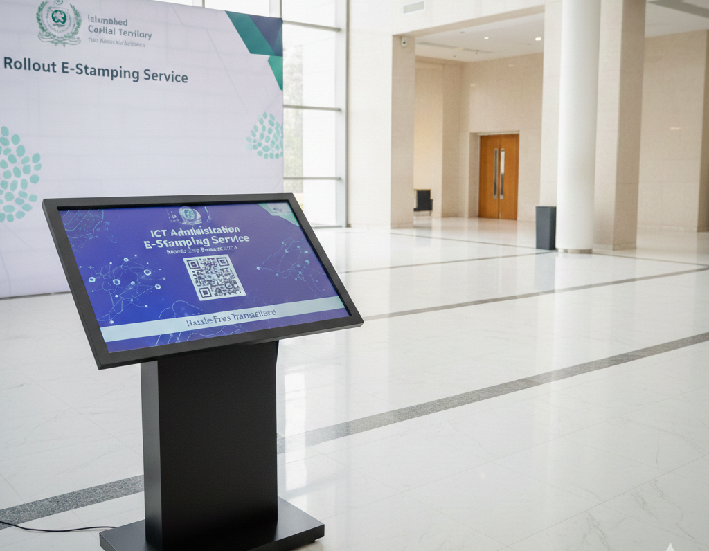 ICT Administration, Islamabad e-stamping, e-stamping service Islamabad, digital stamp paper Pakistan, Islamabad Capital Territory administration, ICT e-stamp portal, Deputy Commissioner Islamabad, Irfan Nawaz Memon, stamp paper digitalization, online stamp paper Islamabad, F-8 Katchery Islamabad, revenue department ICT, digital governance Pakistan, paper stamp misuse prevention, fake stamp papers, stamp vendors Islamabad, online government services Islamabad, digital verification system, e-governance ICT, stamp paper verification, ICT revenue reforms, Islamabad administration initiatives, digital public services Pakistan, court document verification, property documentation Islamabad, online payment stamp paper, transparency in stamp issuance, digital record keeping Pakistan, audit and compliance ICT, service delivery reforms Islamabad, Khudayar Mohla