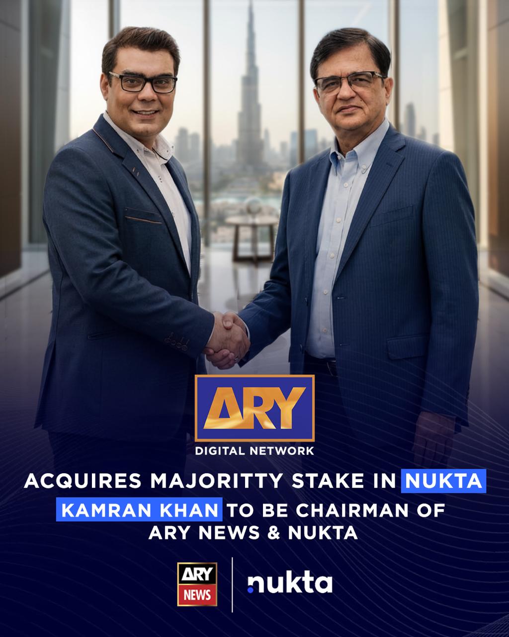 Khudayar Mohla, ARY Digital Network, Nukta acquisition, ARY acquires Nukta, Pakistan media industry, digital media Pakistan, ARY Group expansion, Salman Iqbal ARY, Kamran Khan Nukta, ARY News, Nukta Pakistan, Nukta Dubai, media merger Pakistan, digital journalism Pakistan, broadcast and digital integration, South Asian media market, Pakistan news networks, media investment Pakistan, online journalism platforms, Nukta Business, Nukta Crime, Nukta Life, ARY digital strategy, global media expansion, Pakistan television industry, digital storytelling Pakistan, media ecosystem Pakistan, journalism innovation Pakistan, ARY international network, Dubai media hub, Pakistan news analysis, On My Radar Kamran Khan, OMR ARY News, Pakistani media landscape, audience engagement digital media, media leadership Pakistan, news platform growth Pakistan