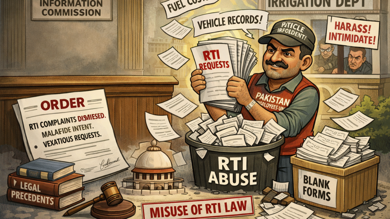 PIC Bins 35 RTI Appeals, Calls Identical Applications Abuse of Law