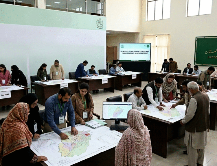 Punjab local government elections, ECP delimitation schedule 2026, Punjab Union Council delimitation, local body polls Punjab, ECP notification Punjab, Punjab Local Government Act 2025, Delimitation Rules 2026, Sikandar Sultan Raja, administrative boundary freeze Punjab, Article 140-A Constitution Pakistan, Elections Act 2017, union council constituencies list, Punjab LG election delay, Pakistan Election Commission news, grassroots democracy Punjab, Khudayar Mohla