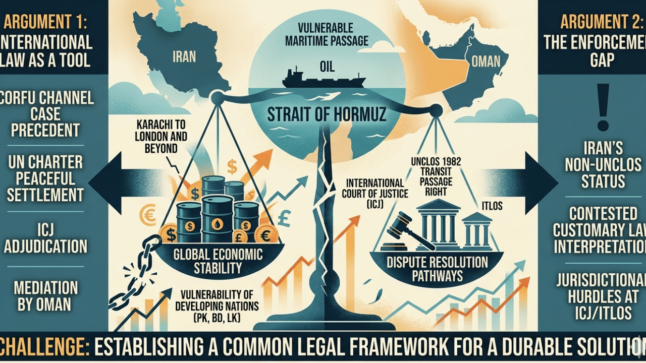 Young Islamabad Lawyers Endorse Diplomacy, Urge ICJ-ITLOS Path for Hormuz Dispute to Avert Global Inflation Catastrophe, as Dissenters Flag Iran’s Non-UNCLOS Transparency Gap