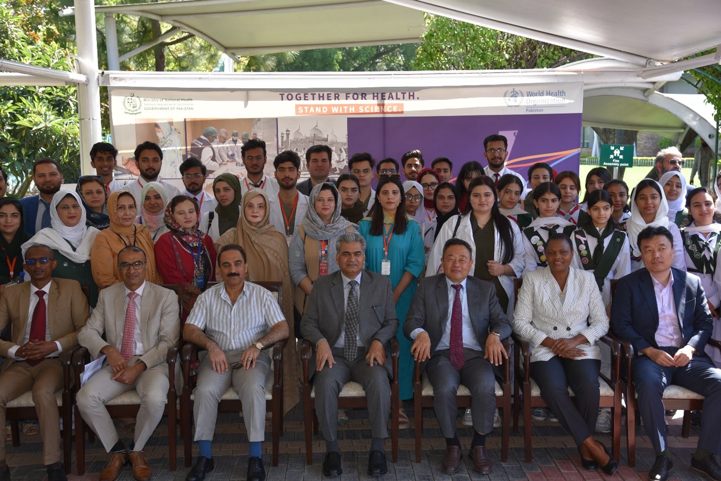 Asif Mehmood, Khudayar Mohla,World Health Day Pakistan, WHO Pakistan, Ministry of National Health Services Pakistan, World Health Organization Pakistan partnership, medical science in Pakistan, vaccines in Pakistan, vaccine-preventable diseases Pakistan, Pakistan immunization program, polio eradication Pakistan, tuberculosis treatment Pakistan, hepatitis C treatment Pakistan, malaria control Pakistan, cancer prevention Pakistan, cervical cancer prevention, diabetes treatment Pakistan, severe acute malnutrition Pakistan, child health Pakistan, maternal health Pakistan, global health cooperation, One Health approach Pakistan, public health Pakistan, WHO constitution anniversary, Secretary Health Muhammad Aslam Ghauri, WHO Representative Dr Luo Dapeng, vaccination campaign Pakistan, polio vaccine impact Pakistan, immunization coverage Pakistan, healthcare achievements Pakistan, disease prevention Pakistan, global health initiatives Pakistan, WHO World Health Day celebration Pakistan, health awareness Pakistan, medical science achievements Pakistan, public health milestones Pakistan, health sector Pakistan