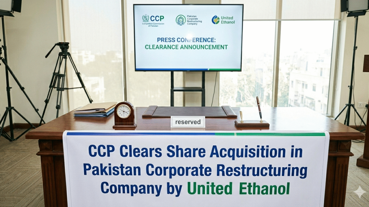CCP Clears Share Acquisition in Pakistan Corporate Restructuring Company by United Ethanol